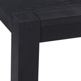 Block Table - Burnt Black