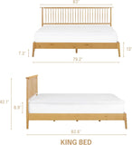 Ruby Solid Wood Bed Frame