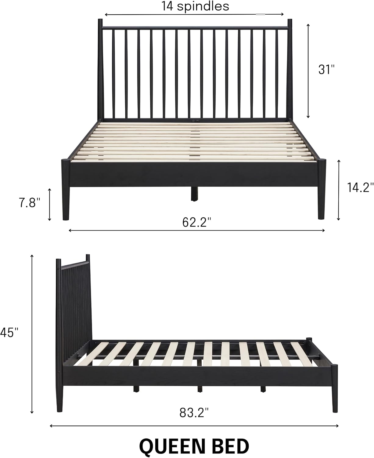 Inno Wooden Bed Frame