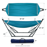 Green Frame - Canvas - Blue