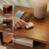 Table de chevet Serena en bois massif