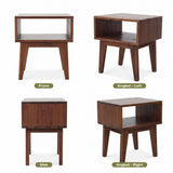 Table de chevet Serena en bois massif