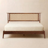 Ruby Natural Rattan Bed Frame